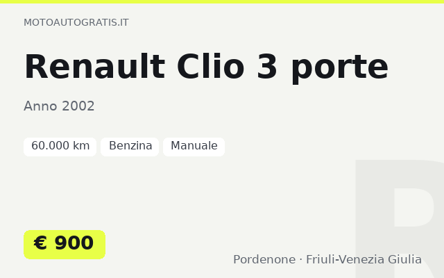Renault Clio 3 porte