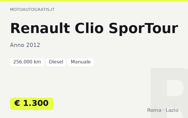 Renault Clio SporTour
