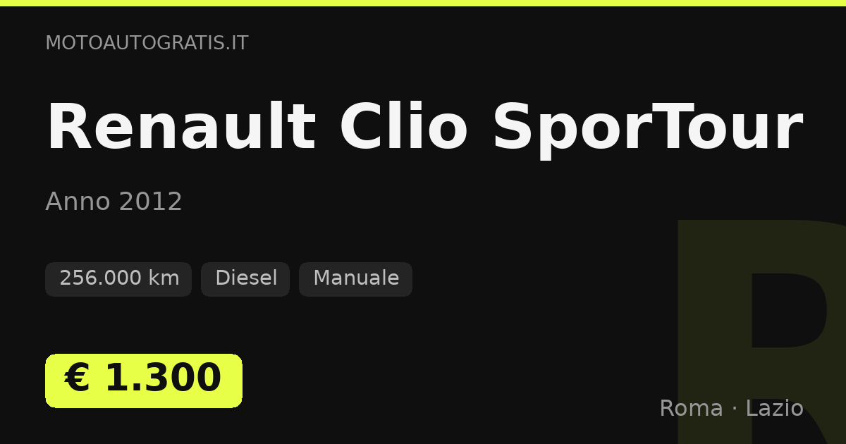 Renault Clio SporTour
