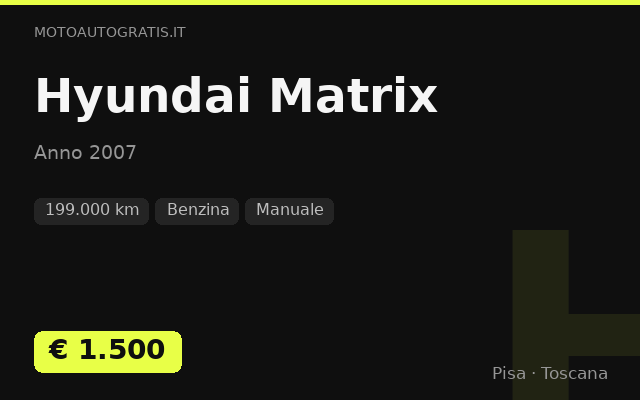 Hyundai Matrix