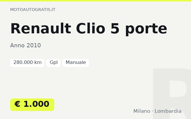 Renault Clio 5 porte