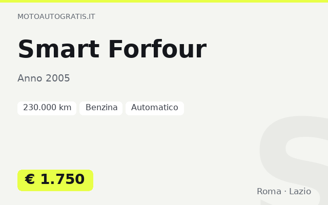 Smart Forfour