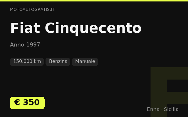Fiat Cinquecento