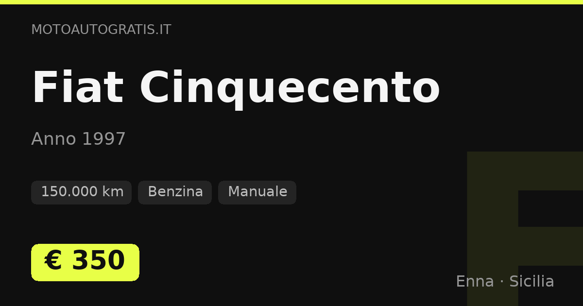 Fiat Cinquecento