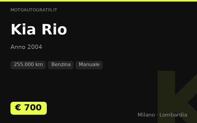 Kia Rio