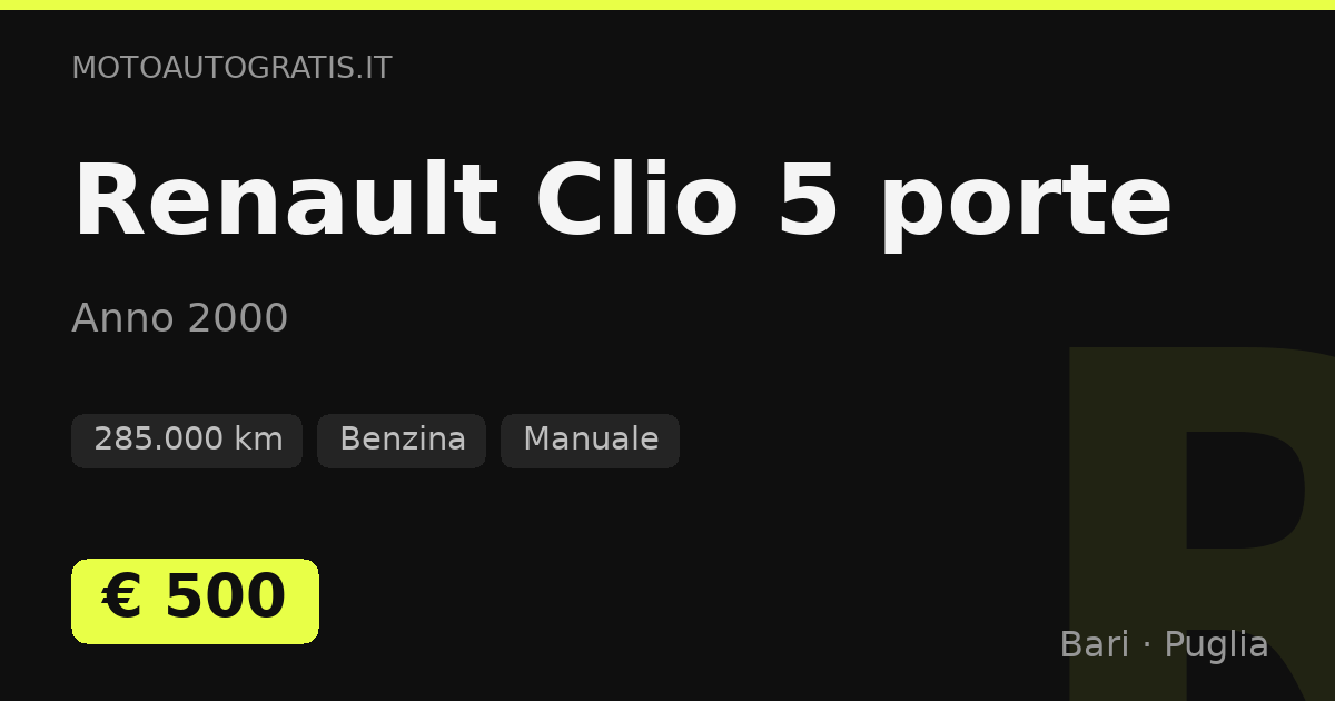 Renault Clio 5 porte