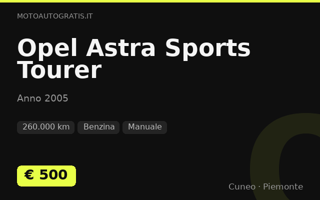 Opel Astra Sports Tourer