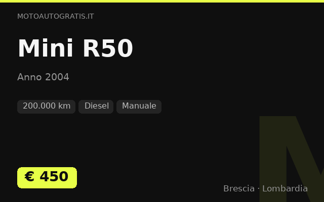 Mini R50
