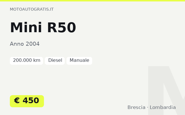 Mini R50