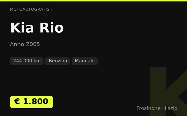 Kia Rio