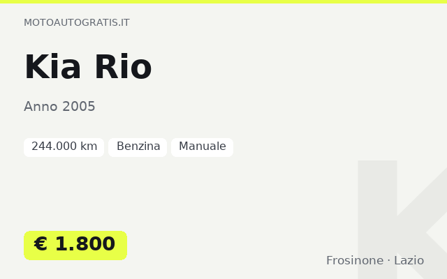 Kia Rio
