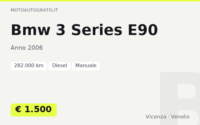 Bmw 3 Series E90