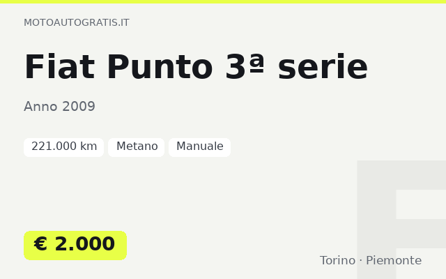 Fiat Punto 3ª serie