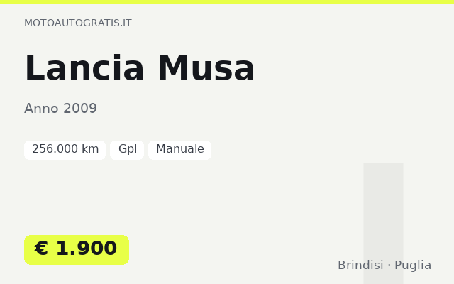 Lancia Musa