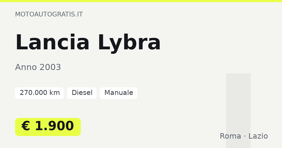 Lancia Lybra