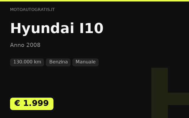 Hyundai I10