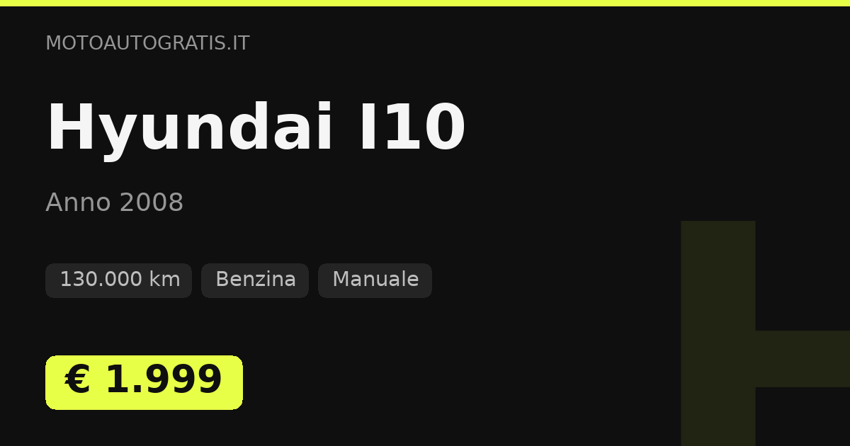 Hyundai I10