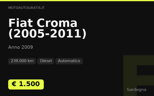 Fiat Croma (2005-2011)