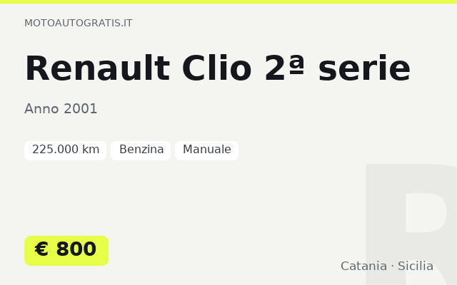 Renault Clio 2ª serie