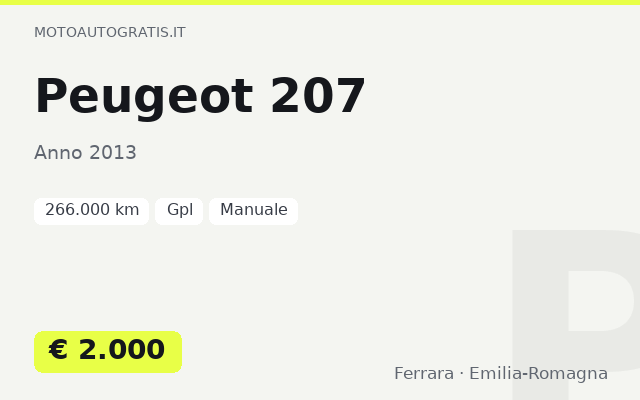 Peugeot 207