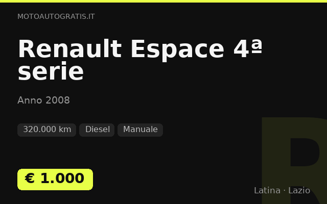 Renault Espace 4ª serie