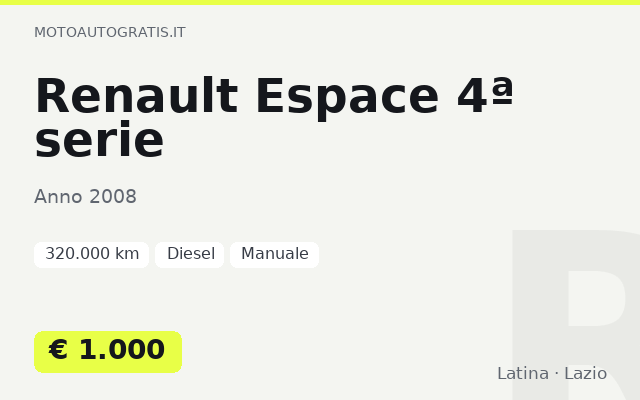 Renault Espace 4ª serie