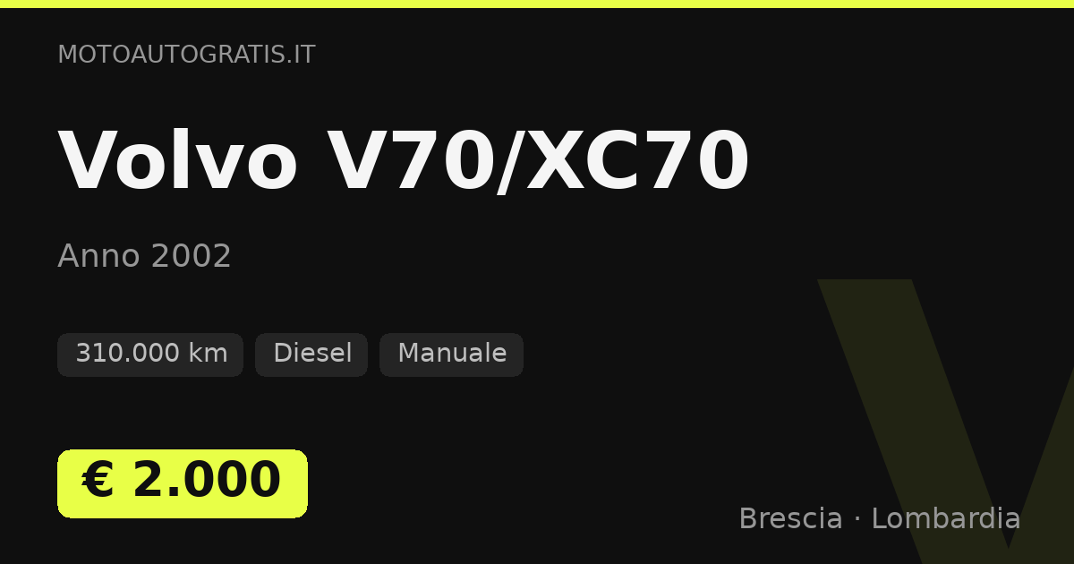 Volvo V70/XC70