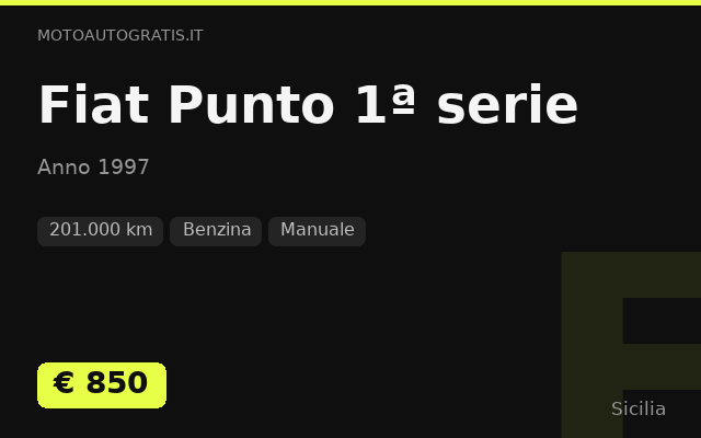 Fiat Punto 1ª serie