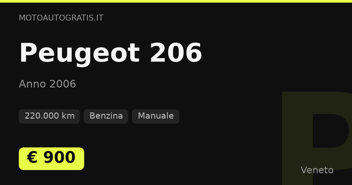 Peugeot 206