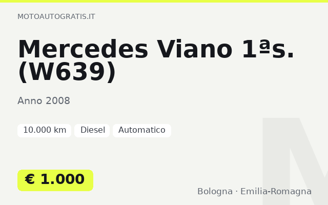 Mercedes Viano 1ªs. (W639)