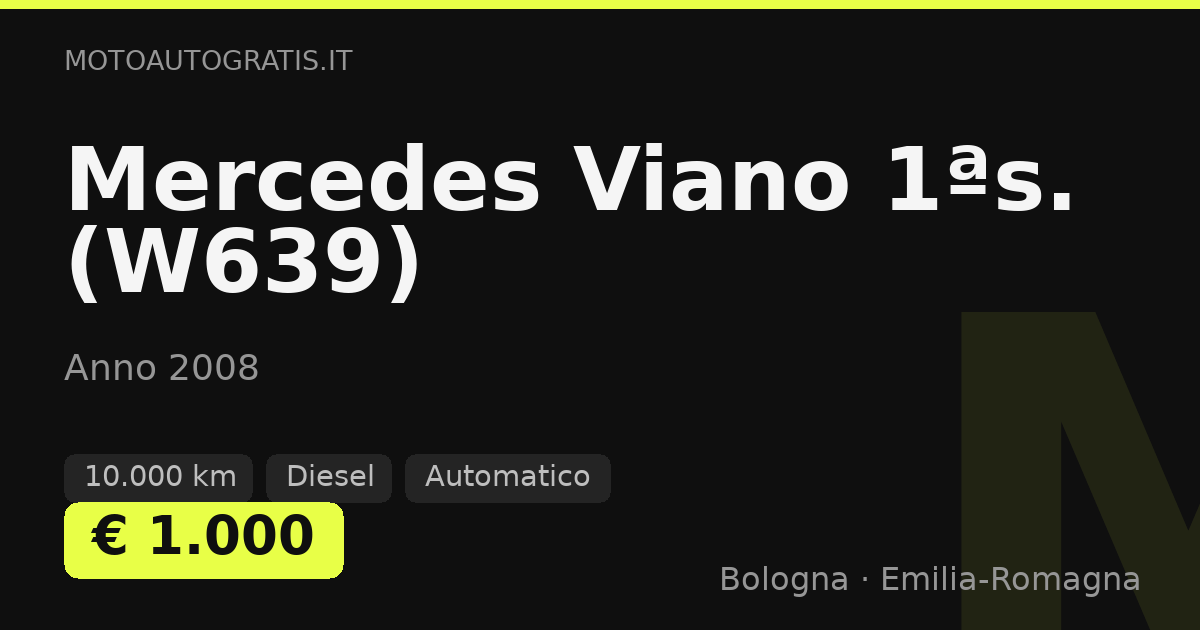 Mercedes Viano 1ªs. (W639)