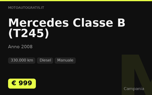 Mercedes Classe B (T245)