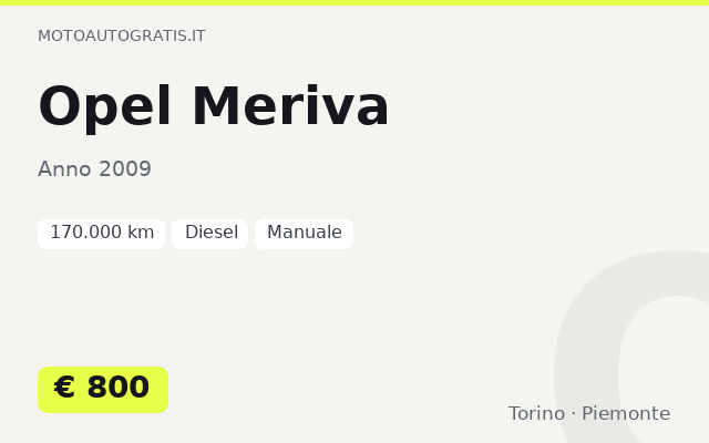 Opel Meriva