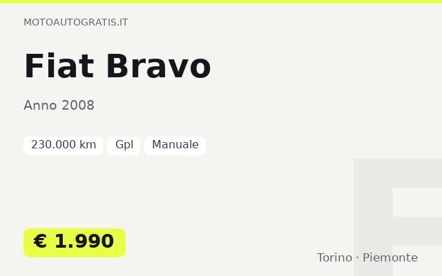 Fiat Bravo