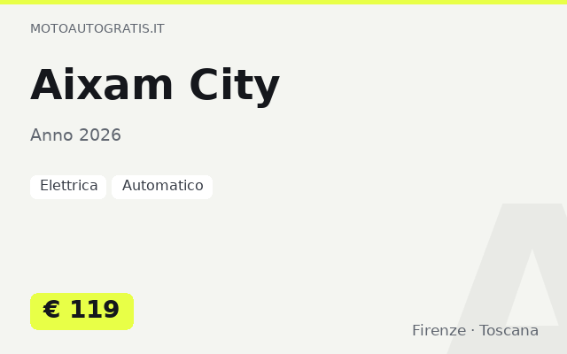 Aixam City
