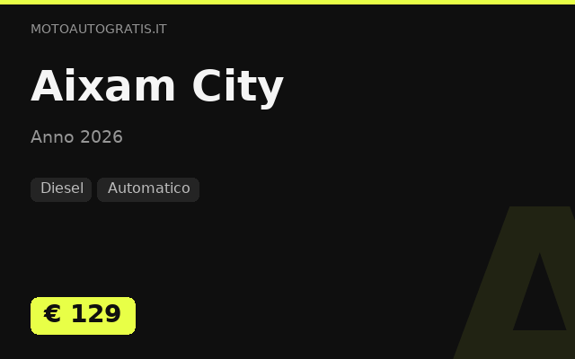 Aixam City