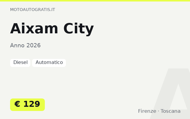 Aixam City