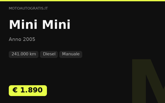Mini Mini