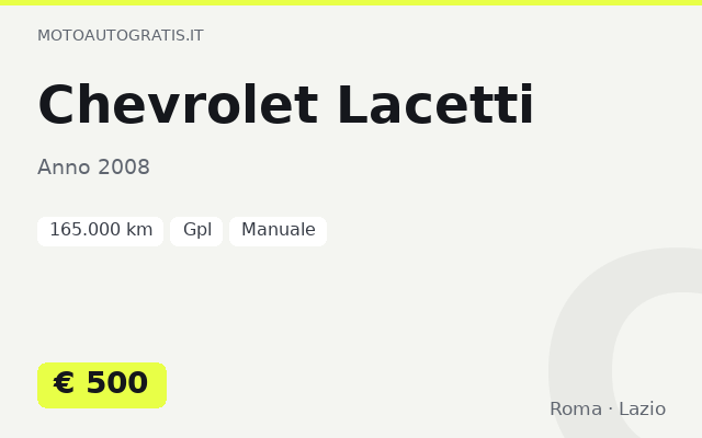Chevrolet Lacetti