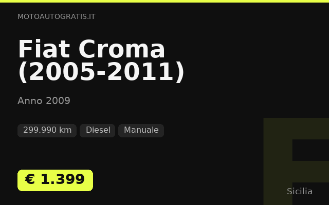 Fiat Croma (2005-2011)