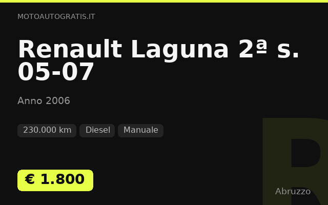 Renault Laguna 2ª s. 05-07
