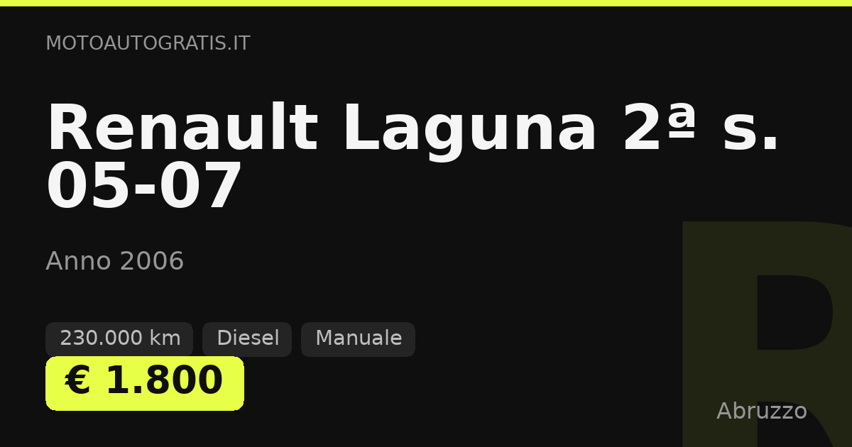 Renault Laguna 2ª s. 05-07