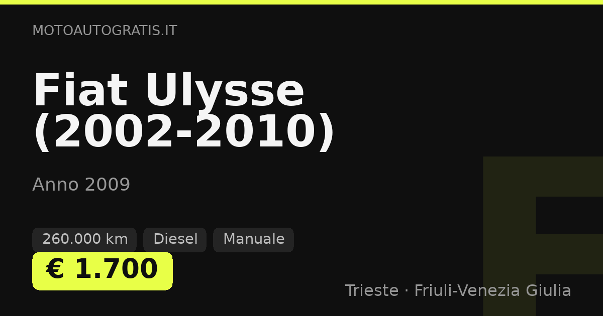 Fiat Ulysse (2002-2010)