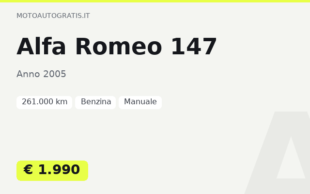 Alfa Romeo 147