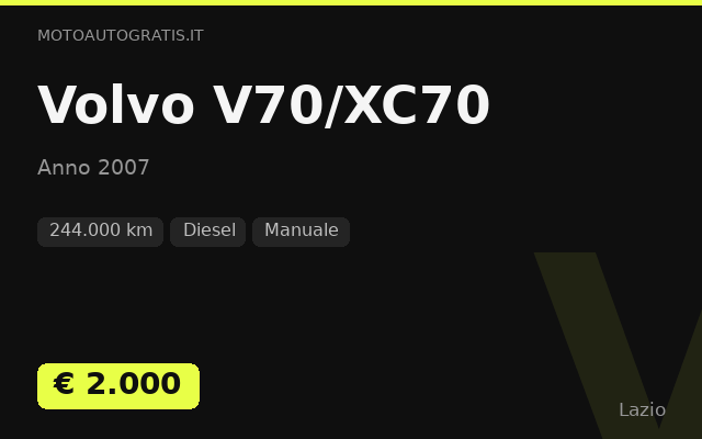 Volvo V70/XC70