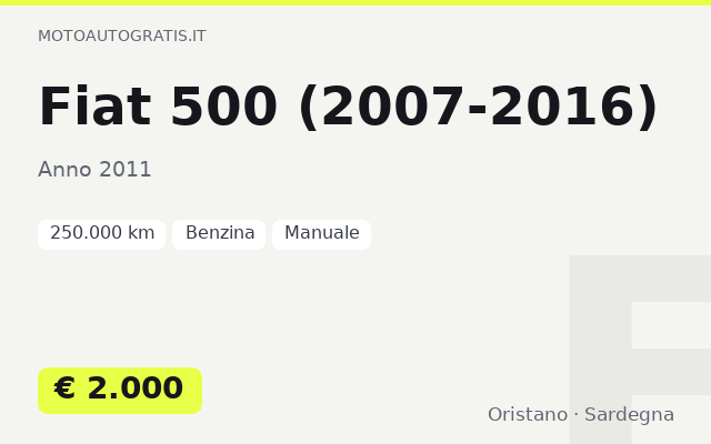 Fiat 500 (2007-2016)