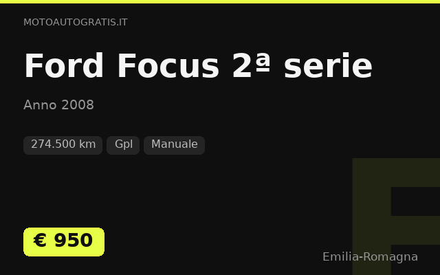Ford Focus 2ª serie