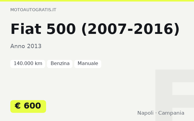 Fiat 500 (2007-2016)