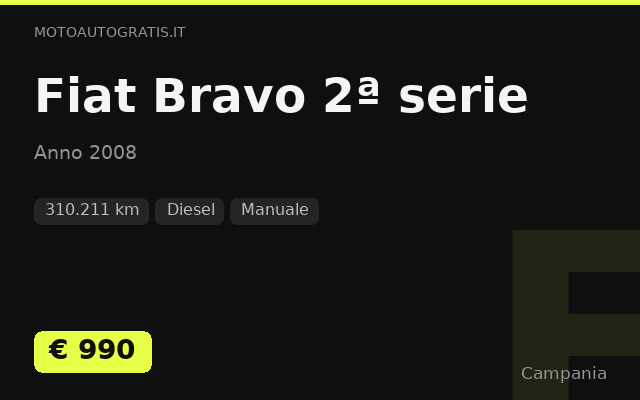 Fiat Bravo 2ª serie