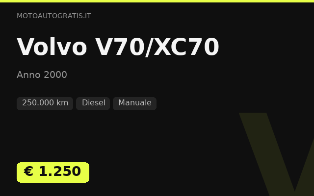 Volvo V70/XC70
